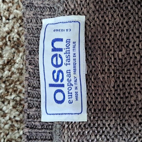 Olsen Cotton Blend Sweater with Angora accents Size 36 - Picture 7 of 15